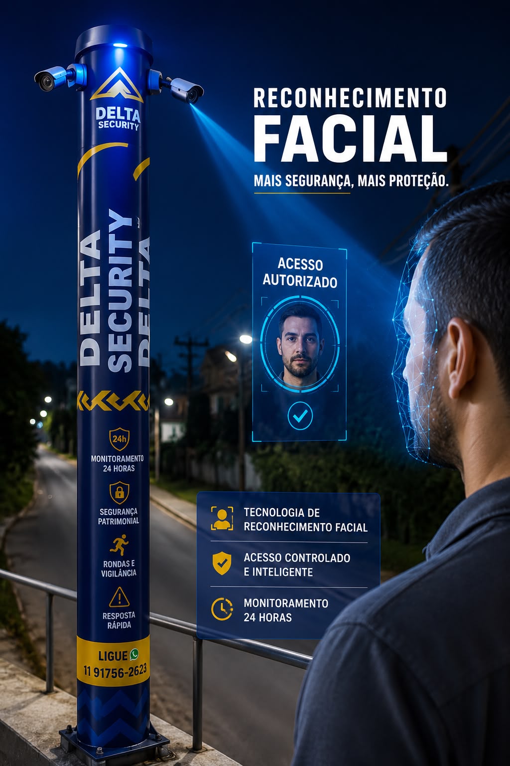 Reconhecimento facial Delta Security