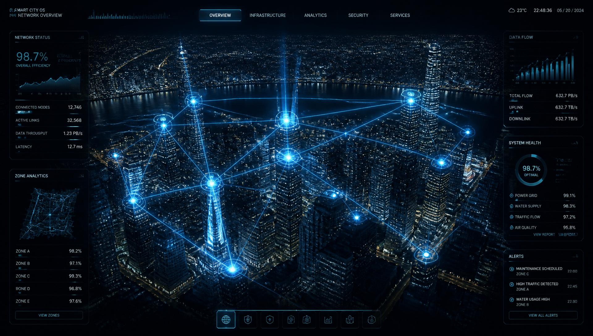 Cidade inteligente conectada